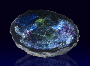 Star Field Meteorite. 4″ x 5″ in Diameter.